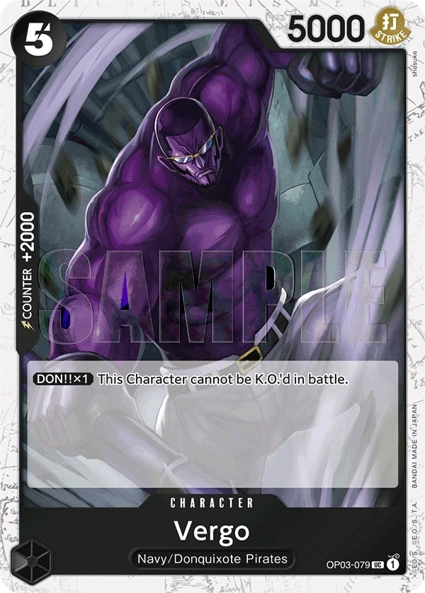 Vergo (OP03-079_p3) Alt Art One Piece card