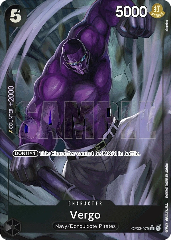 Vergo (OP03-079_p4) Alt Art One Piece card
