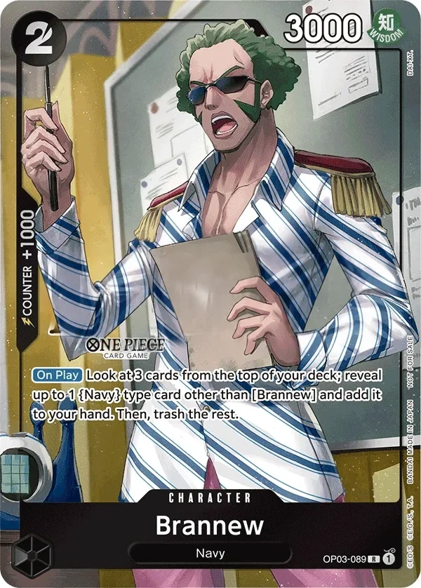 Brannew (OP03-089_p1) Alt Art One Piece card