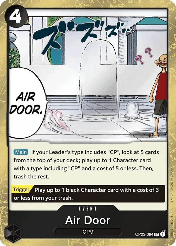 Air Door (OP03-094_p2) Alt Art One Piece card