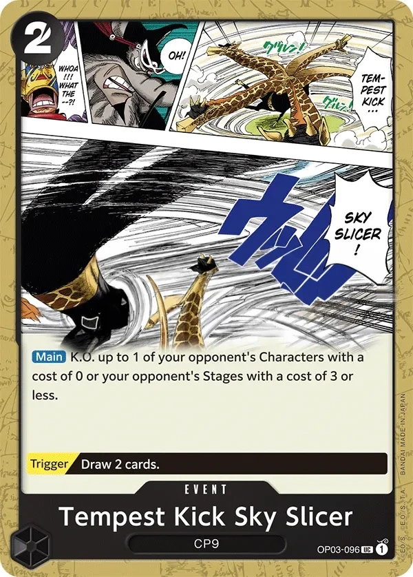 Tempest Kick Sky Slicer (OP03-096) One Piece card