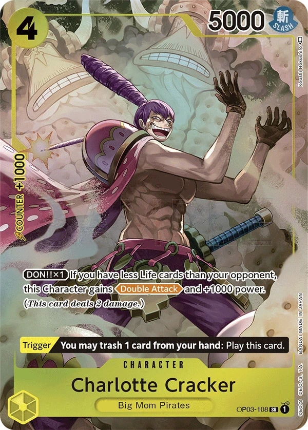 Charlotte Cracker (OP03-108_p1) Alt Art One Piece card