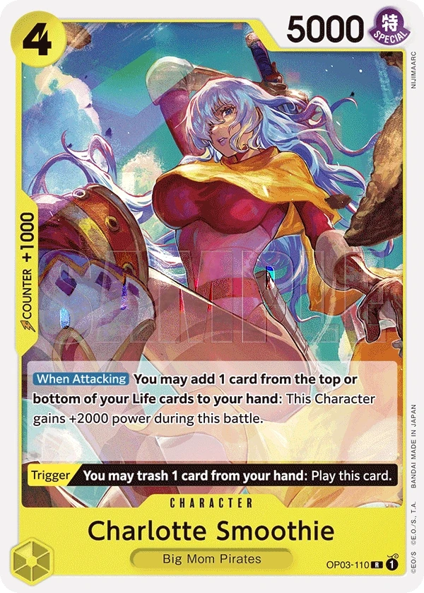 Charlotte Smoothie (OP03-110_r2) Reprint One Piece card