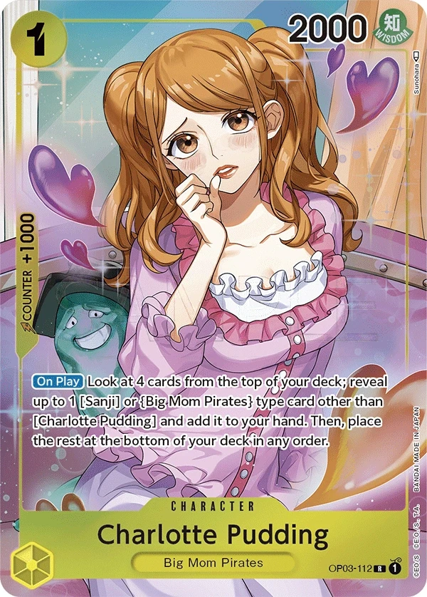 Charlotte Pudding (OP03-112_p1) Alt Art One Piece card