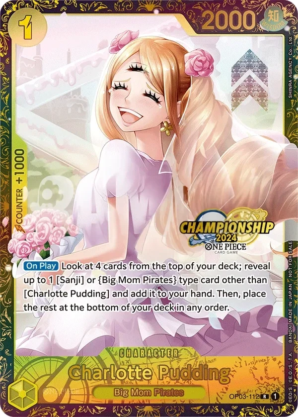 Charlotte Pudding (OP03-112_p2) Alt Art One Piece card