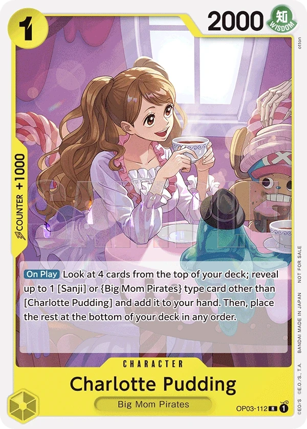Charlotte Pudding (OP03-112_p3) Alt Art One Piece card