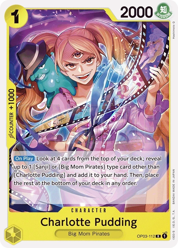 Charlotte Pudding (OP03-112_r1) Reprint One Piece card