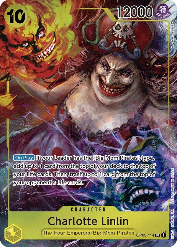 Charlotte Linlin (OP03-114_p1) Alt Art One Piece card