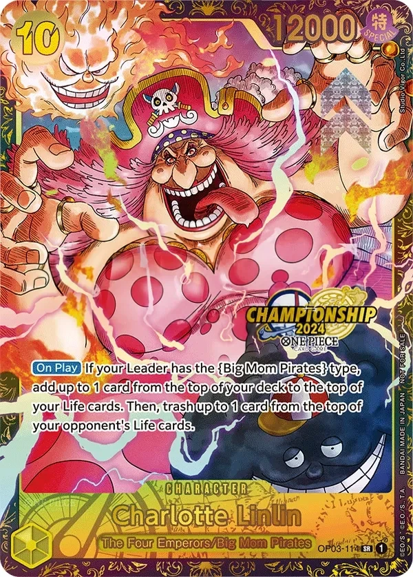 Charlotte Linlin (OP03-114_p3) Alt Art One Piece card