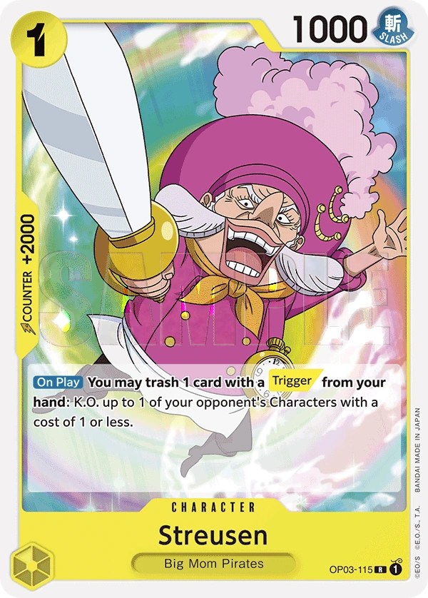Streusen (OP03-115_r1) Reprint One Piece card
