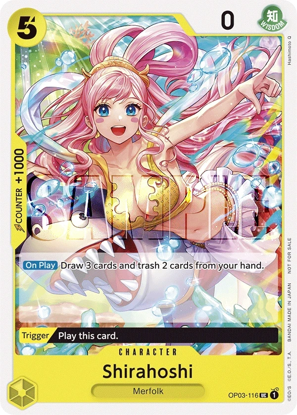 Shirahoshi (OP03-116_p1) Alt Art One Piece card