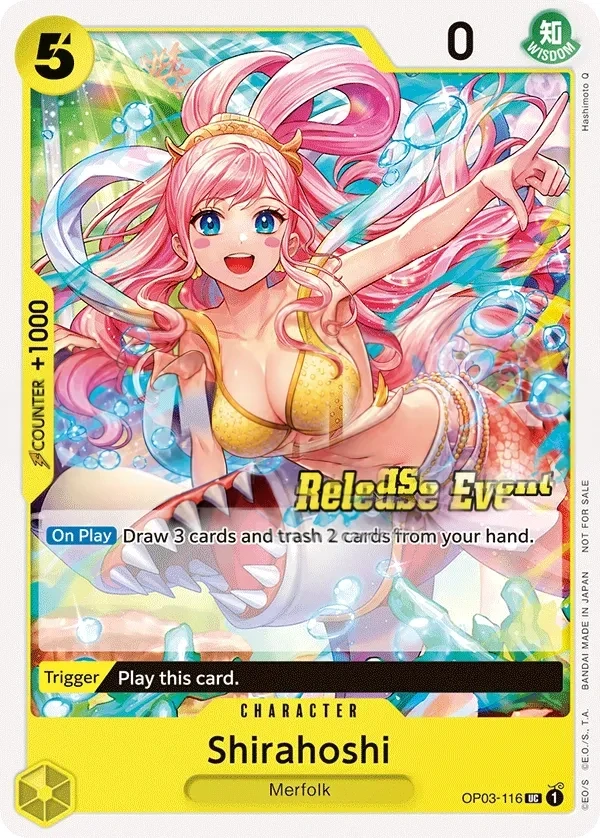 Shirahoshi (OP03-116_p3) Alt Art One Piece card