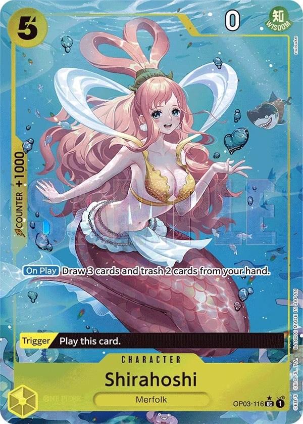 Shirahoshi (OP03-116_p6) Alt Art One Piece card