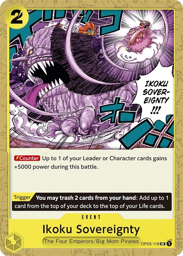 Ikoku Sovereignty (OP03-118) One Piece card