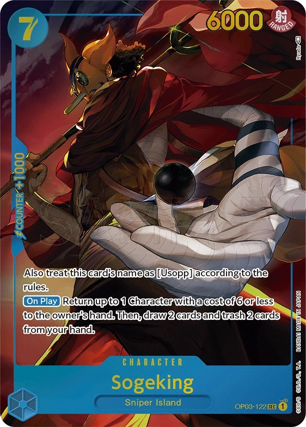 Sogeking (OP03-122_p1) Alt Art One Piece card