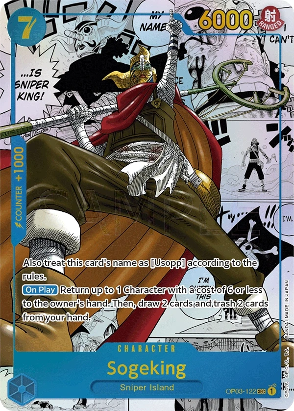 Sogeking (OP03-122_p2) Alt Art One Piece card