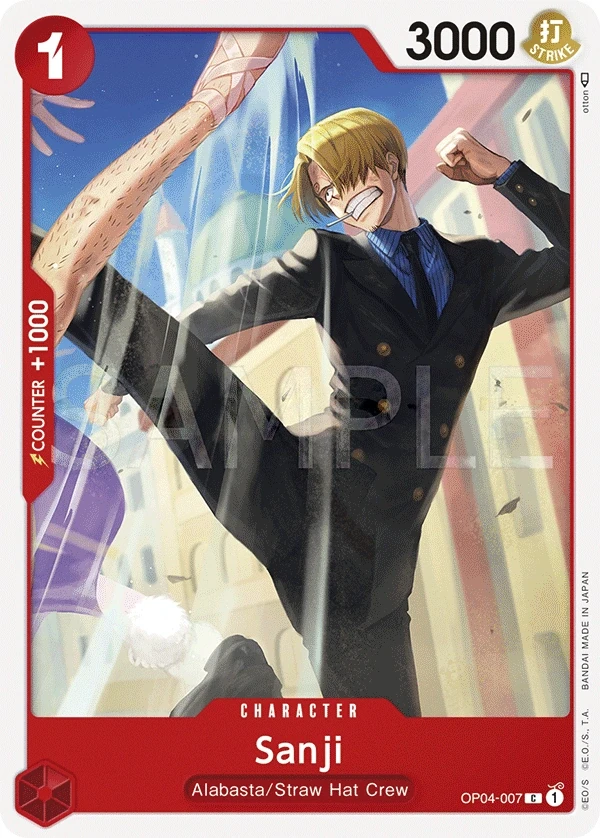 Sanji (OP04-007) One Piece card