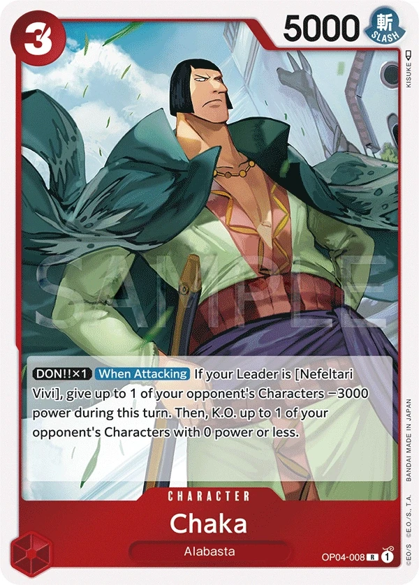 Chaka (OP04-008) One Piece card