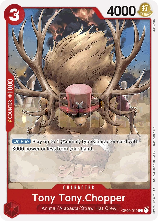 Tony Tony.Chopper (OP04-010_p1) Alt Art One Piece card