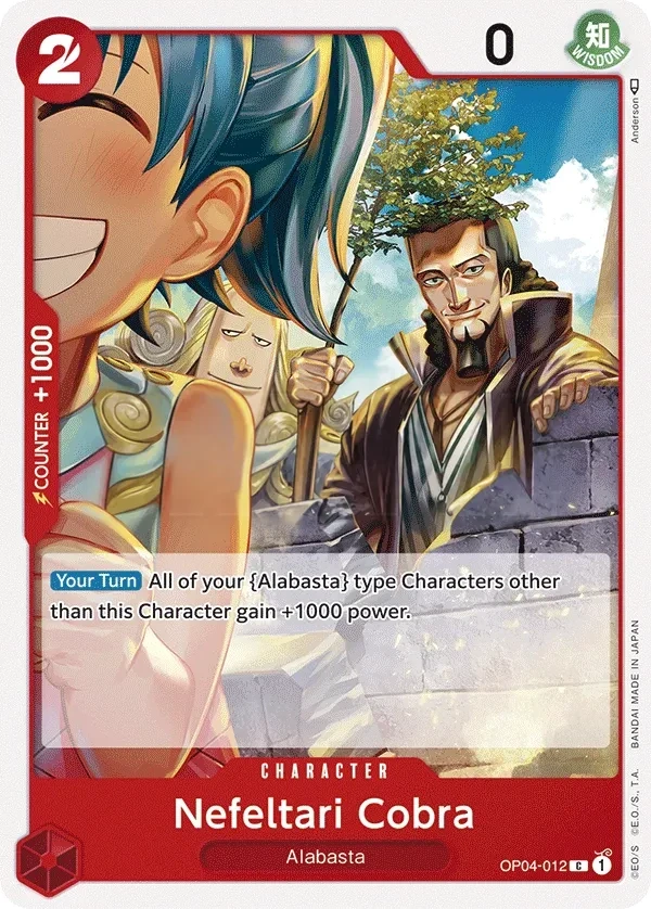 Nefeltari Cobra (OP04-012) One Piece card