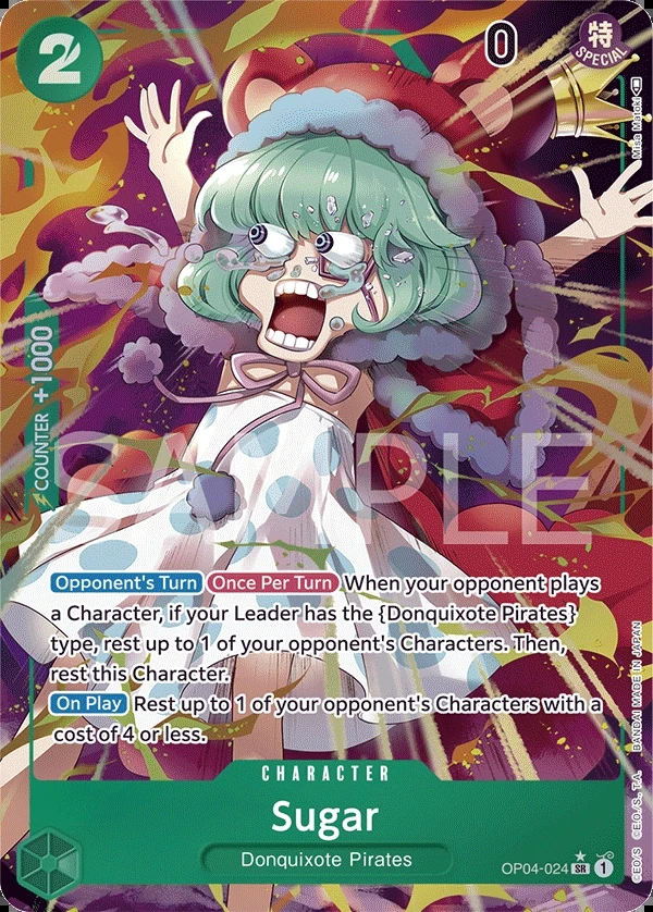 Sugar (OP04-024_p1) Alt Art One Piece card