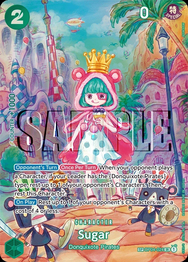 Sugar (OP04-024_p2) SP One Piece card