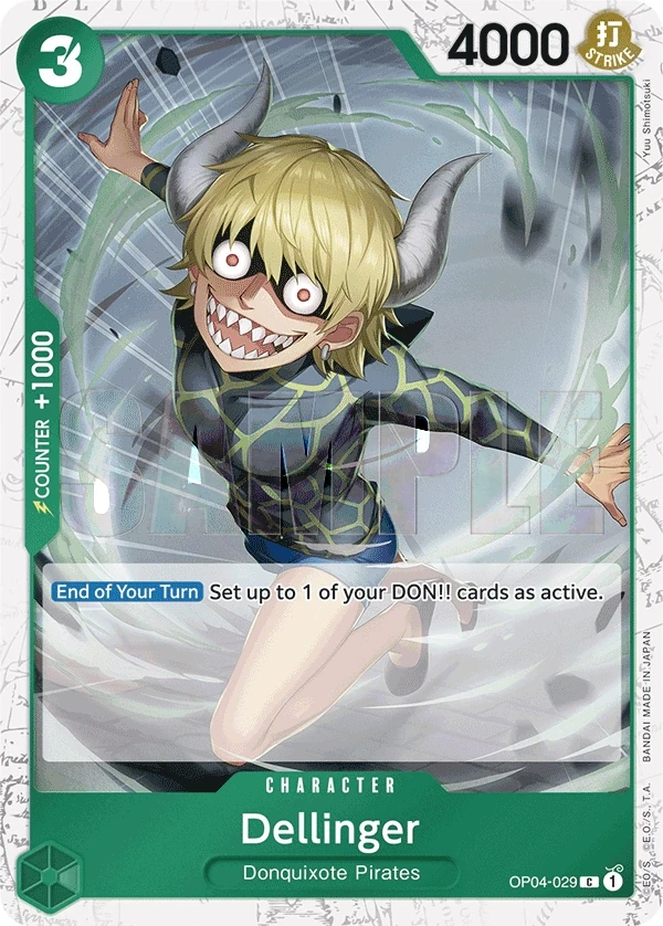Dellinger (OP04-029_p2) Alt Art One Piece card
