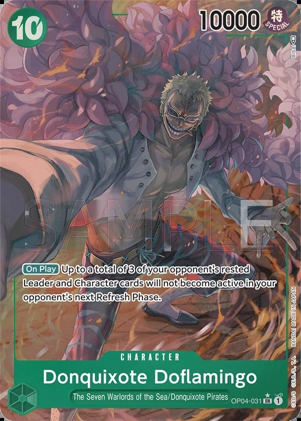 Donquixote Doflamingo (OP04-031_p1) Alt Art One Piece card