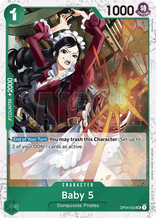 Baby 5 (OP04-032_p2) Alt Art One Piece card