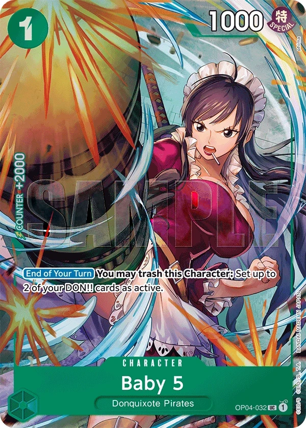 Baby 5 (OP04-032_p4) Alt Art One Piece card