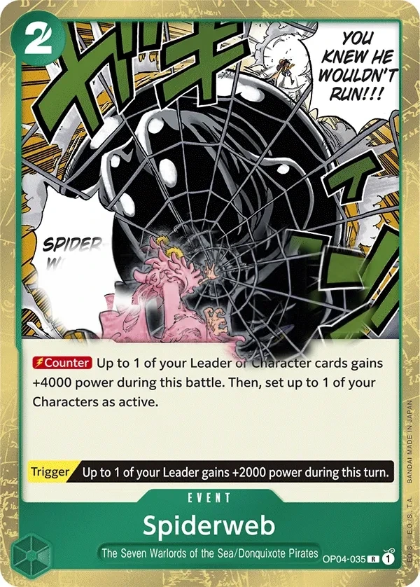 Spiderweb (OP04-035) One Piece card