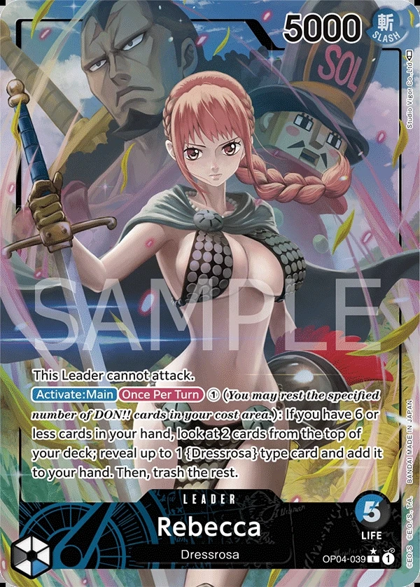 Rebecca (OP04-039_p1) Alt Art One Piece card