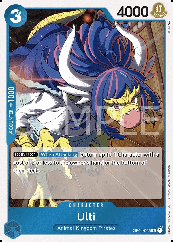 Ulti (OP04-043) One Piece card