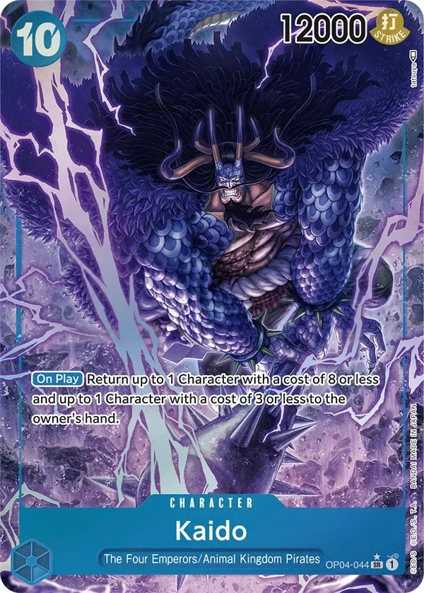 Kaido (OP04-044_p1) Alt Art One Piece card