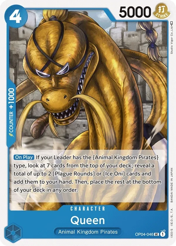 Queen (OP04-046) One Piece card