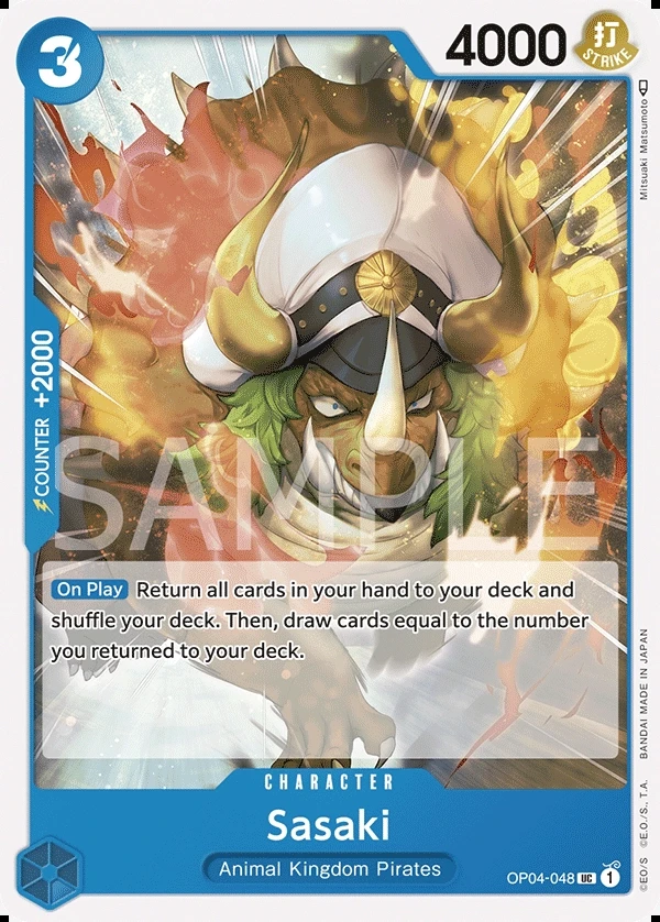 Sasaki (OP04-048) One Piece card