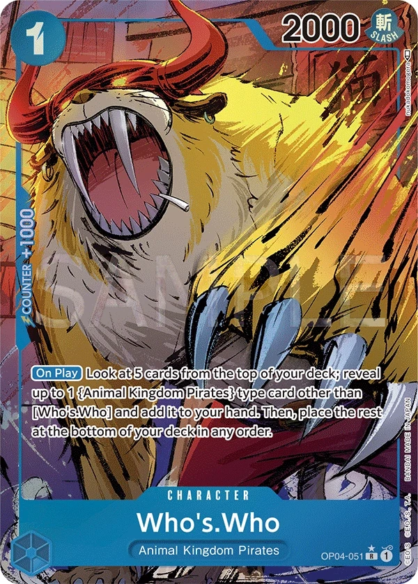 Who's.Who (OP04-051_p1) Alt Art One Piece card
