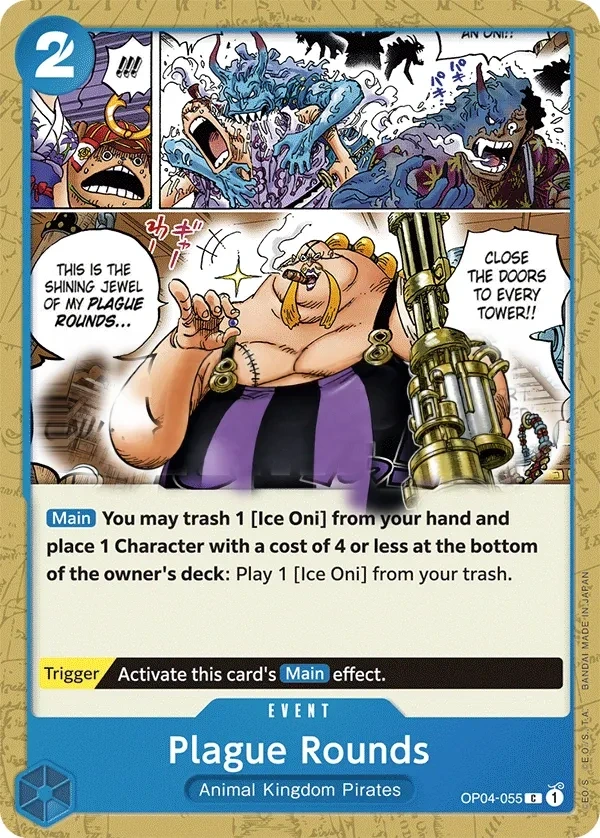 Plague Rounds (OP04-055) One Piece card