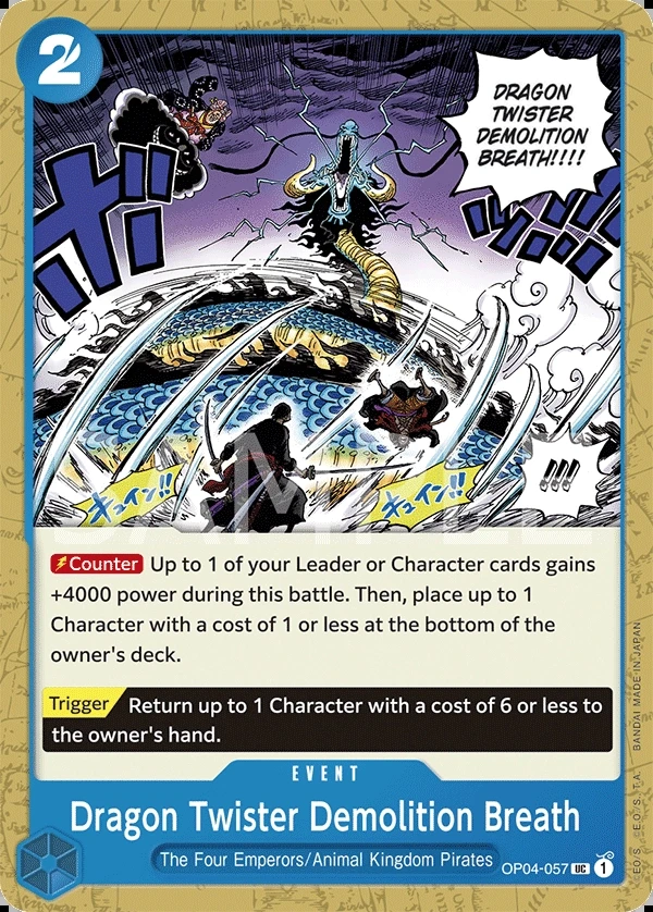 Dragon Twister Demolition Breath (OP04-057) One Piece card