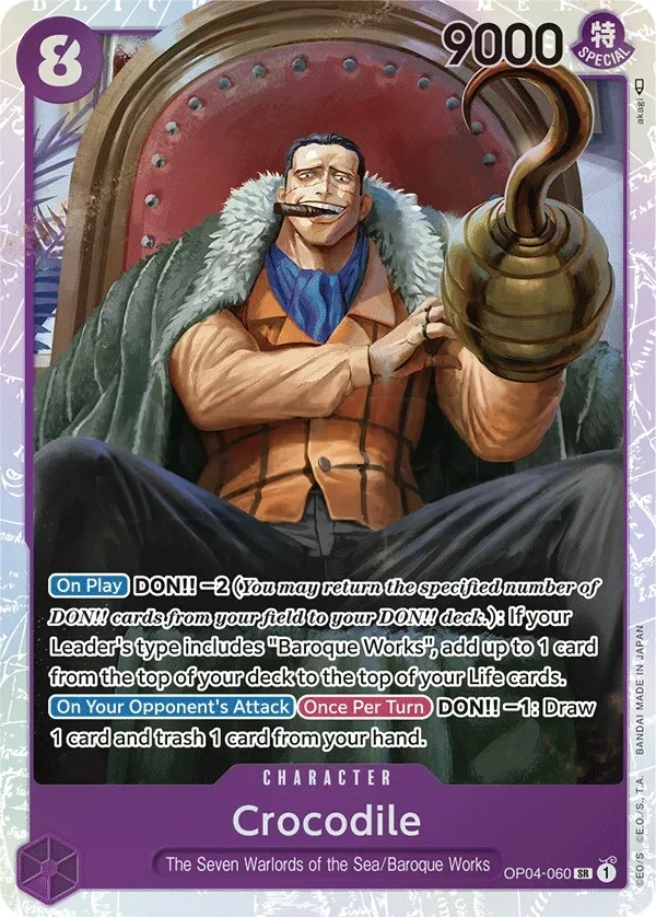 Crocodile (OP04-060) One Piece card