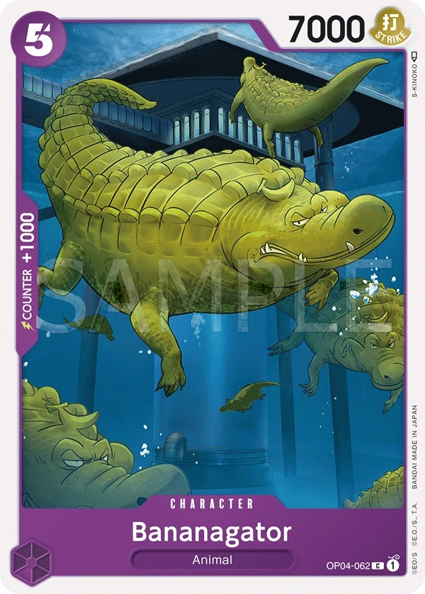Bananagator (OP04-062) One Piece card
