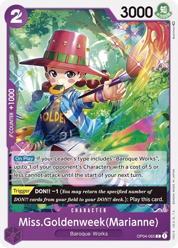 Miss.Goldenweek(Marianne) (OP04-065) One Piece card