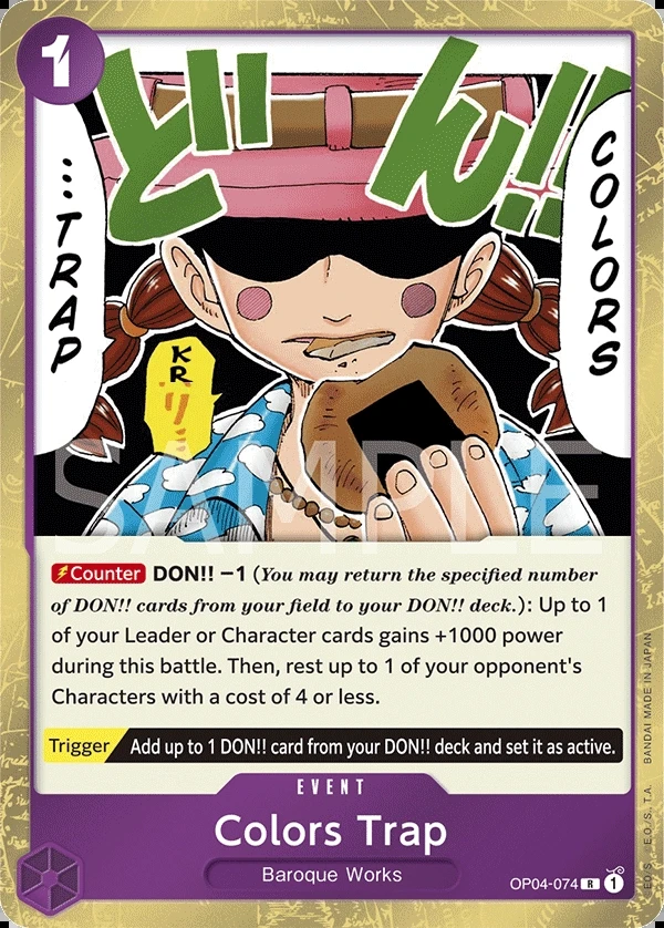 Colors Trap (OP04-074) One Piece card