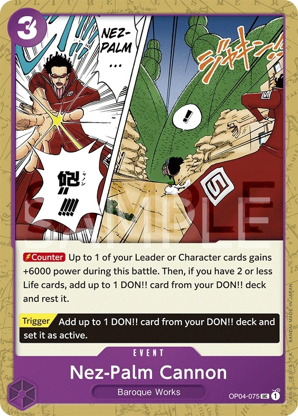 Nez-Palm Cannon (OP04-075) One Piece card