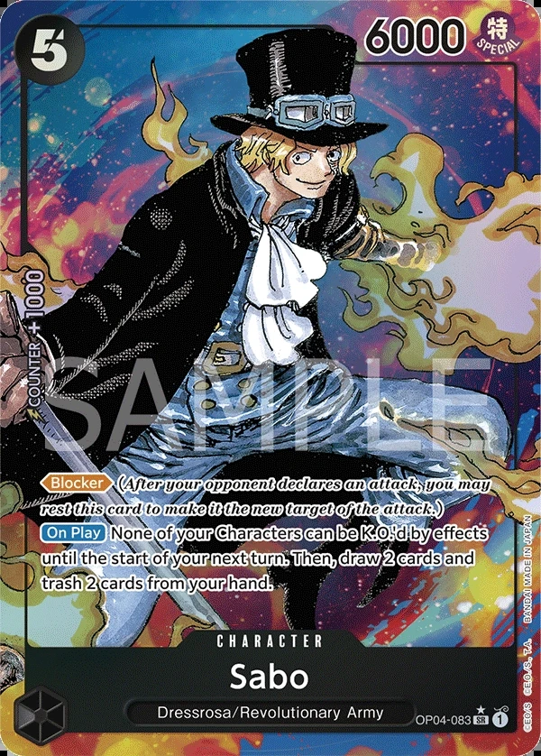 Sabo (OP04-083_p1) Alt Art One Piece card