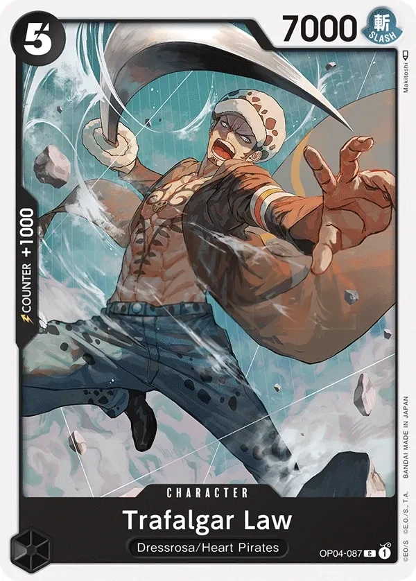 Trafalgar Law (OP04-087) One Piece card