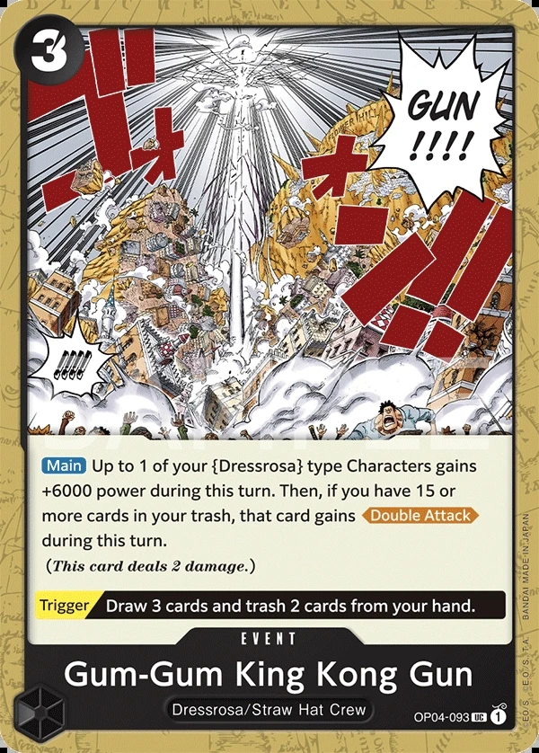 Gum-Gum King Kong Gun (OP04-093) One Piece card