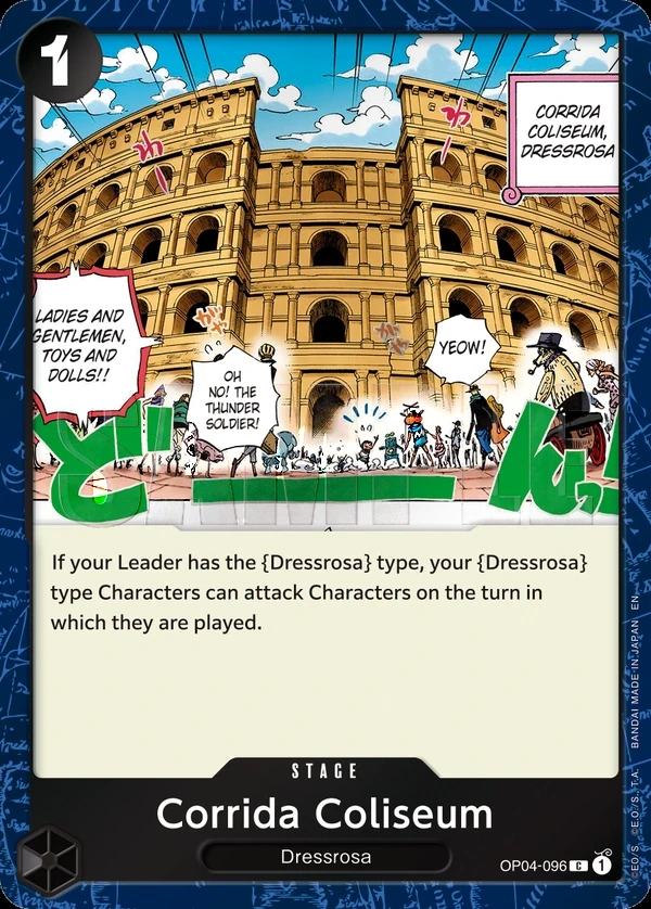 Corrida Coliseum (OP04-096_p1) Alt Art One Piece card