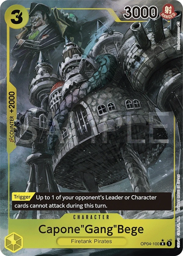 Capone"Gang"Bege (OP04-100_p1) Alt Art One Piece card