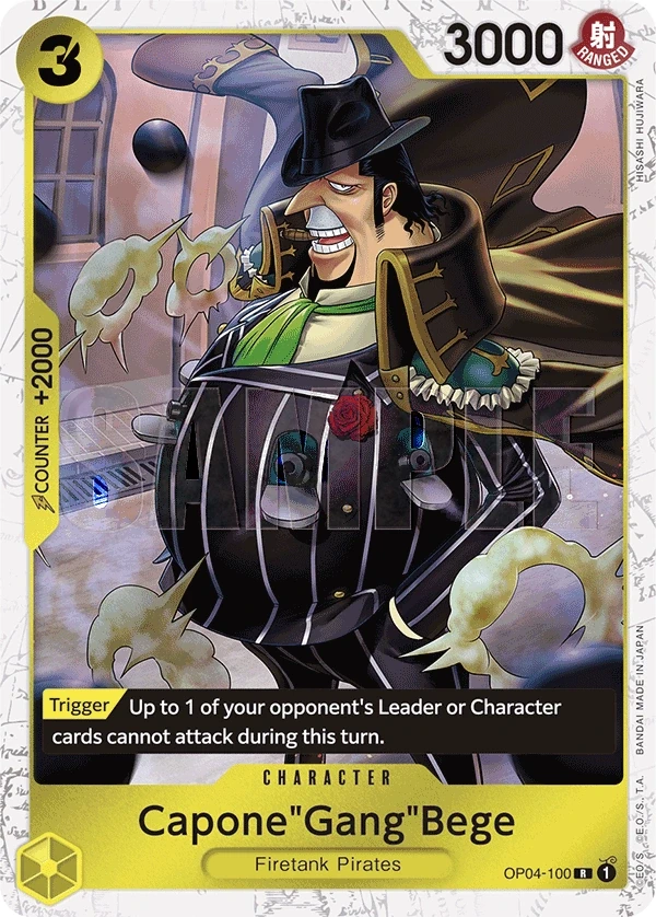 Capone"Gang"Bege (OP04-100_p3) Alt Art One Piece card